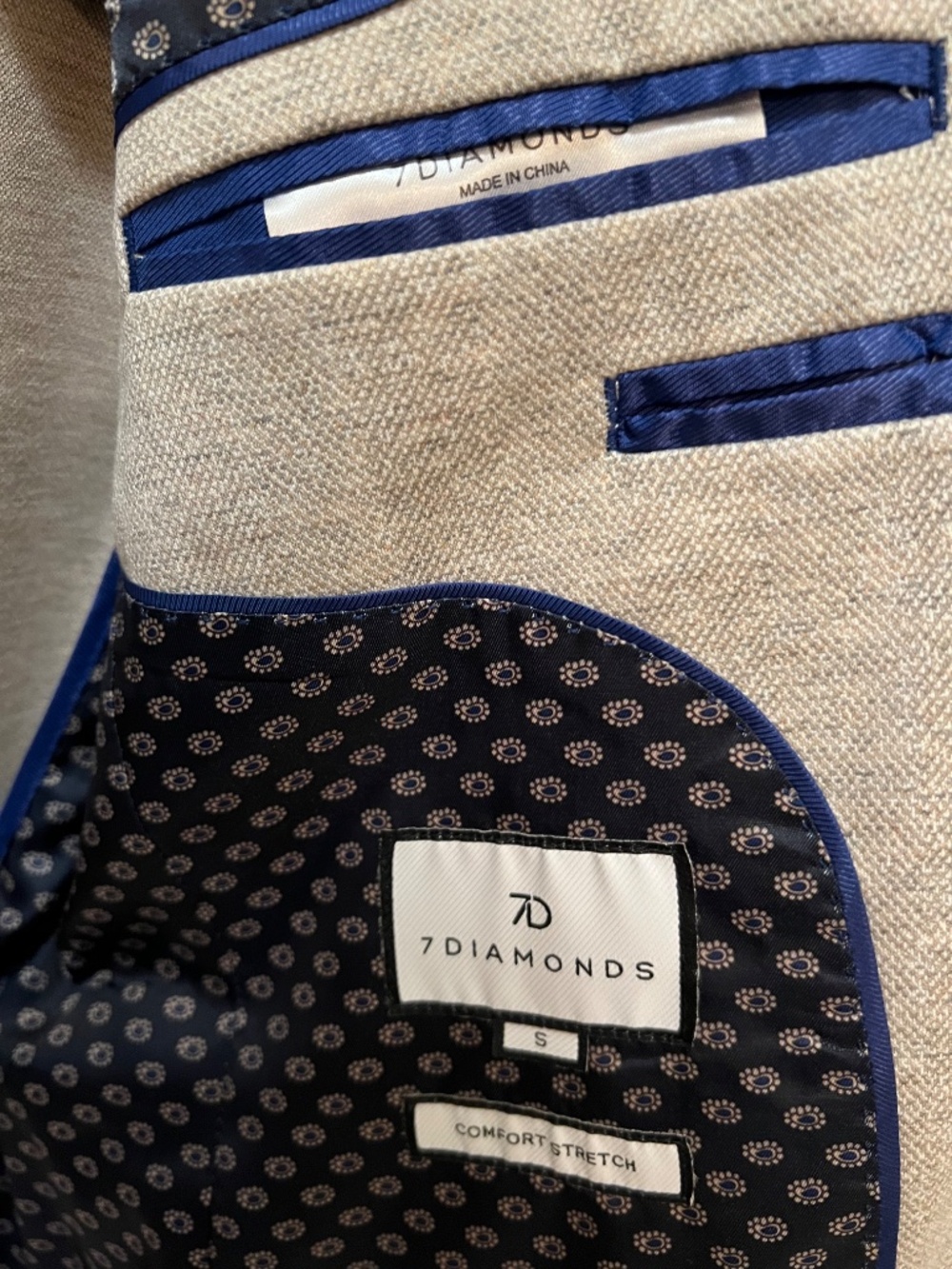 7 Diamonds Mens Blazer - Size Small - Brand New. - Picture 2 of 9